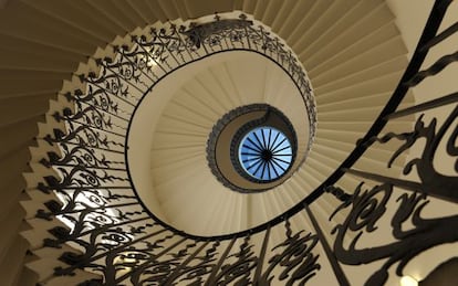 The Tulip Staircase, en la Queen's House de Greenwhich, en Londres.