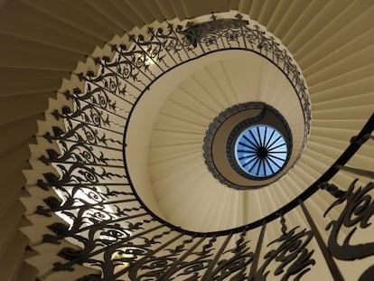 The Tulip Staircase, en la Queen's House de Greenwhich, en Londres.