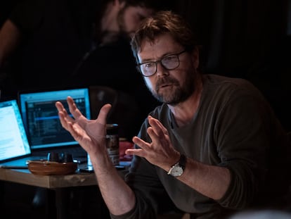 Oriol Broggi durante un ensayo de 'Filomena Marturano'.