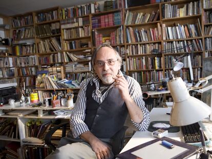 El dibujante Art Spiegelman, en su estudio de Nueva York.