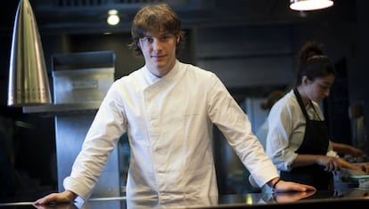 Jordi Cruz, en el seu restaurant AbAC de Barcelona, en 2013.