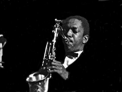 John Coltrane, en un concierto en Alemania en 1959.