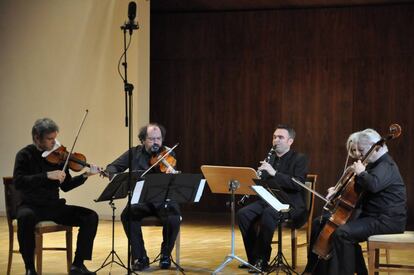 Un momento del concierto en el Auditorio Nacional.