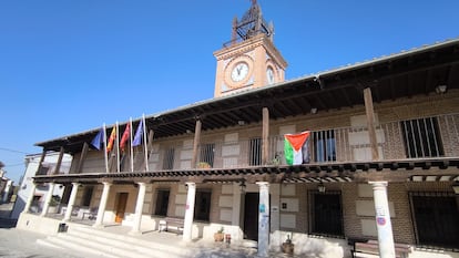 Bandera de Palestina ayuntamiento de Casarrubuelos