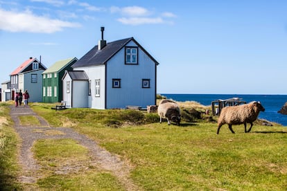 La isla de Flatey (Islandia).