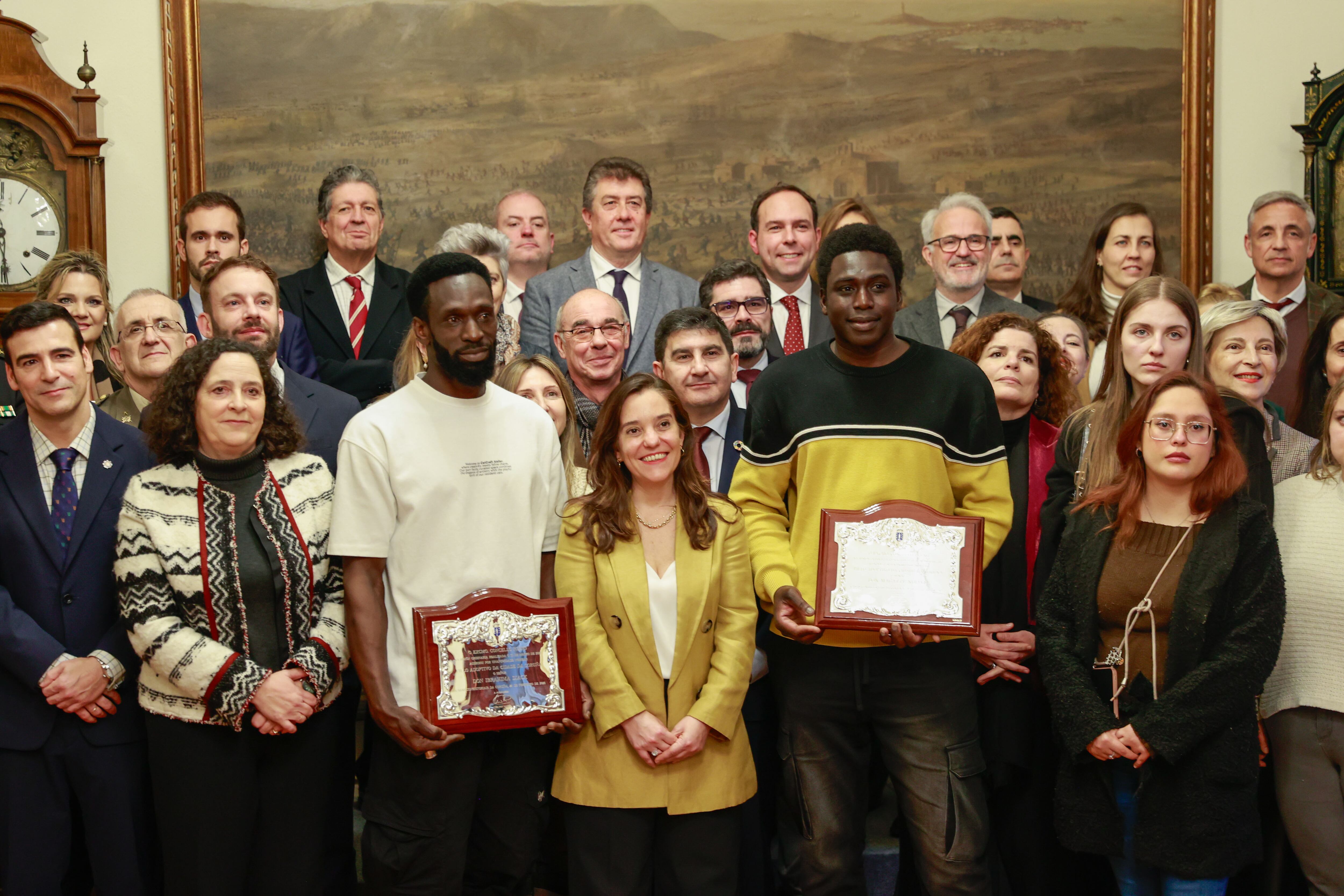 Los dos senegaleses que ayudaron a Samuel Luiz, hijos adoptivos de A Coruña