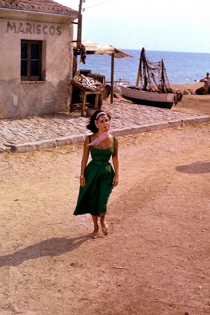 Elizabeth Taylor en Colombia en 1959.