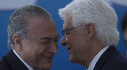 Michel Temer e Moreira Franco. 