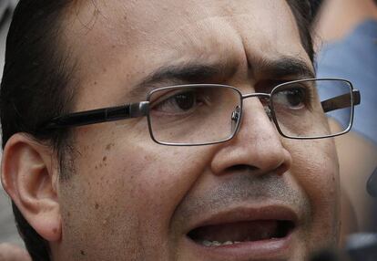 Former Veracruz government Javier Duarte faces charges of money laundering and organized crime.