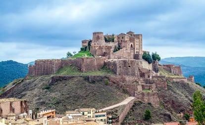 Vista del Parador de Cardona (Barcelona).