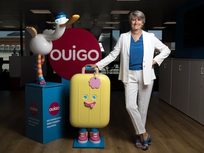 Hélène Valenzuela, directora general de Ouigo, en sus oficinas de Madrid.