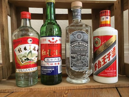 Un surtidito de baijiu