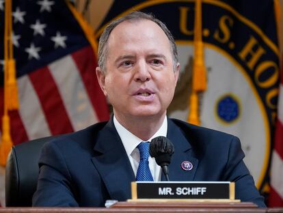 Rep. Adam Schiff, D-Calif., during a hearing at the Capitol in Washington, on June 21, 2022.