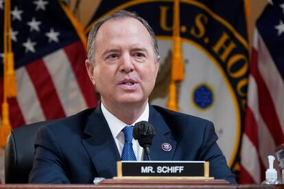 Rep. Adam Schiff, D-Calif., during a hearing at the Capitol in Washington, on June 21, 2022.