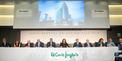 Junta de accionistas de El Corte Inglés del pasado septiembre.