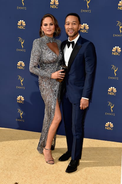 Chrissy Teigen y John Legend, una de las parejas más queridas de Instagram. Legend, que ya es uno de los pocos afortunados con EGOT (Emmy, Grammy, Oscar y Tony), están nominado por Jesucristo Superstar.