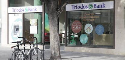 Una oficina de Triodos Bank en Madrid