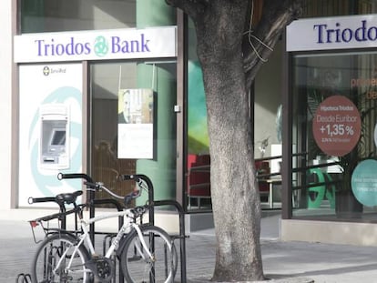 Una oficina de Triodos Bank en Madrid