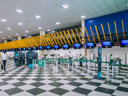 Vista de la terminal de Congohnas, en Sao Paulo, en marzo de 2020. 