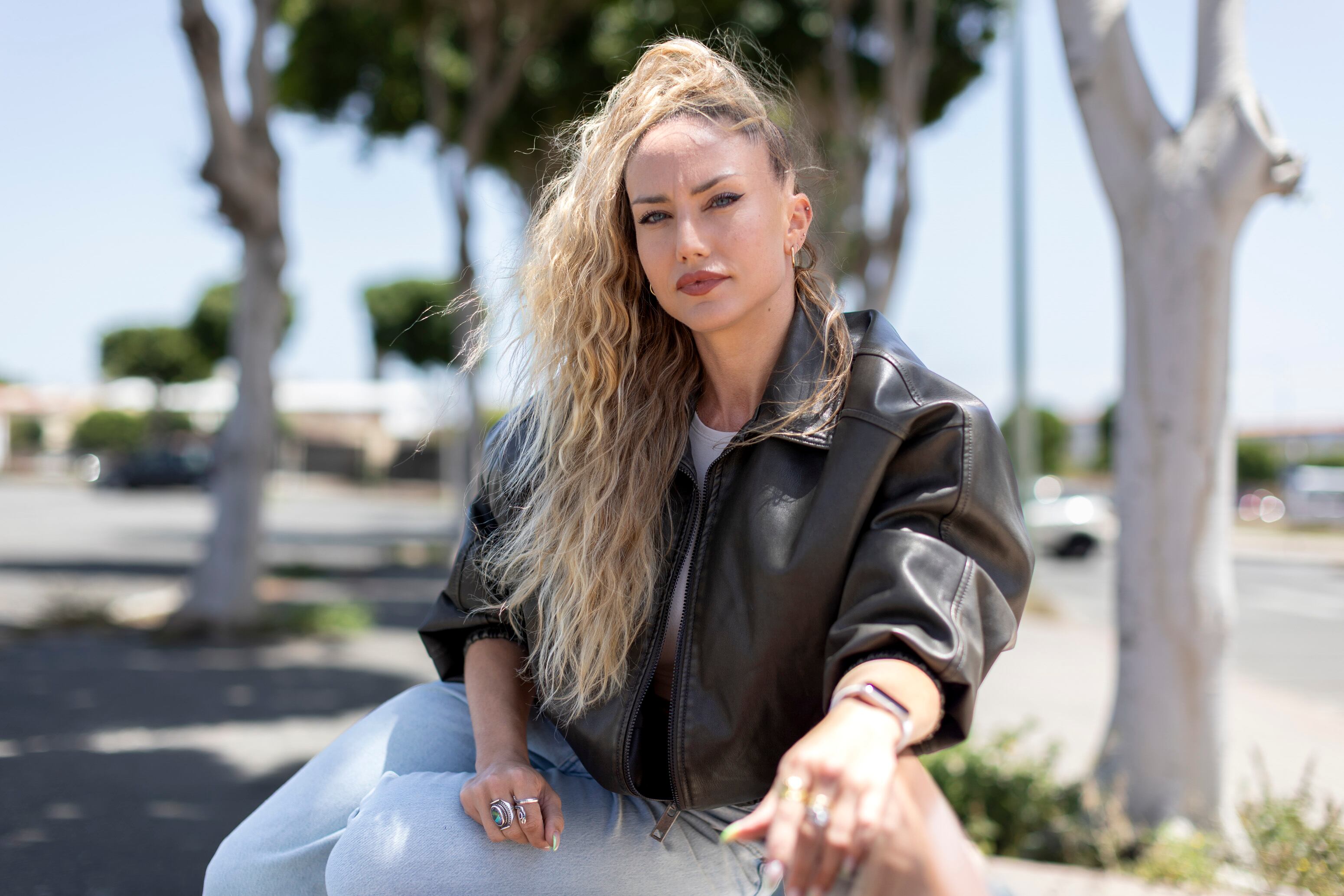 28.05.26. Vecindario (Gran Canaria). Nisa Alemán, hermana de un joven preso con enfermedad mental, fallecido en la prisión de Juan Grande (Gran Canaria). Foto Quique Curbelo