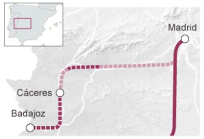 Alta Velocidad ferroviaria a Extremadura.