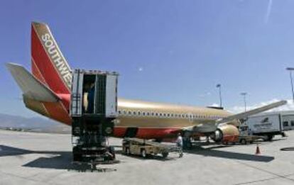 Fotografía de archivo que muestra un avión 737. EFE/Archivo