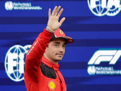 El piloto de Ferrari Charles Leclerc, este viernes en Austria.