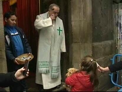 Tradicional jornada de bendición de mascotas en el Día de San Antón