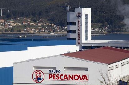 Pescanova&#039;s main factory in Vigo, Pontevedra. 