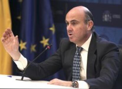 El ministro de Economía y Competitividad, Luis de Guindos, en una foto de archivo.