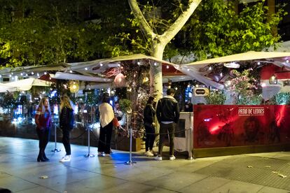 Un local de ocio nocturno en Madrid.