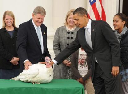 El presidente de los Estados Unidos indulta a Courage en la Casa Blanca