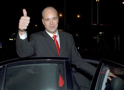 El primer ministro de Suecia, Fredrik Reinfeldt.