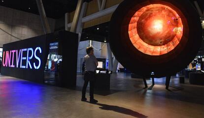 Presentació de l'exposició permanent de CosmoCaixa, el 2019.