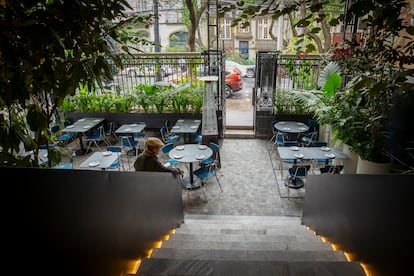 La terraza de El tigre silencioso.