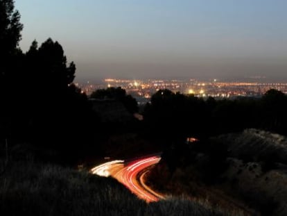 Boina de contaminaci&oacute;n sobre Alcal&aacute; de Henares el pasado d&iacute;a 3.