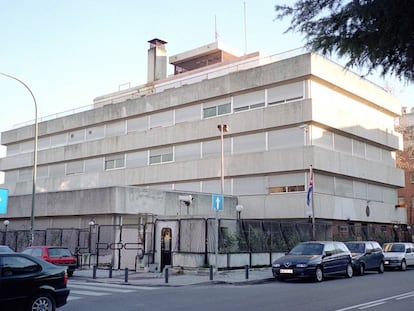 Edificio de la embajada de Cuba en el Paseo de la Habana de Madrid.