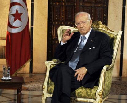 El primer ministro tunecino, Beji Caid Essebsi.