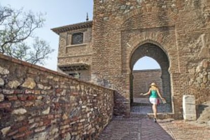 La alcazaba musulmana de Málaga.