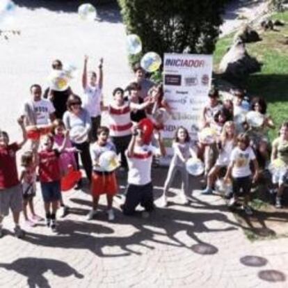 Niños en un campamento de Iniciador Kids.