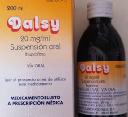 Imatge del medicament Dalsy, de la pàgina de Facua.