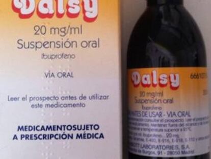 Imatge del medicament Dalsy, de la pàgina de Facua.