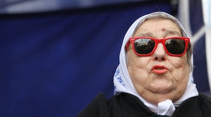 A presidenta das Mães da Praça de Mayo, Hebe de Bonafini