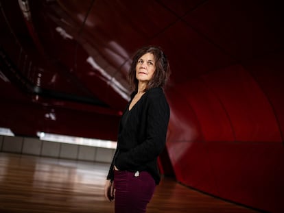 La chelista Sonia Wieder-Atherton, este martes por la mañana en el museo Reina Sofía.


Foto: Inma Flores