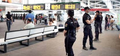 Imagen de la estación del AVE Joaquín Sorolla a primera hora de la mañana.