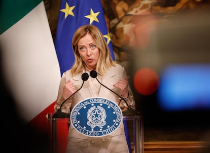 La primera ministra italiana, Giorgia Meloni.