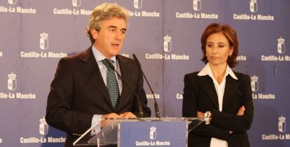 Leandro Esteban y Marta García de la Calzada durante la rueda de prensa.