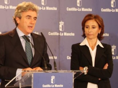 Leandro Esteban y Marta García de la Calzada durante la rueda de prensa.