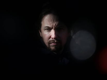 El l&iacute;der de Podemos, Pablo Iglesias. 