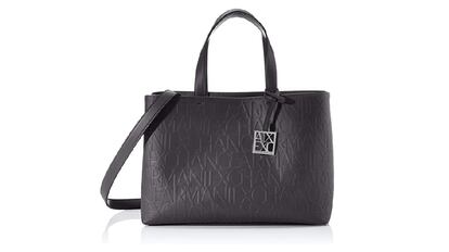 Bolso tote negro, Armani Exchange